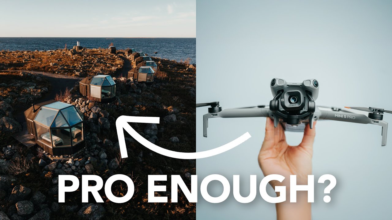 DJI Mini 5 Pro — можно ли использовать его для профессиональной фотосъемки?