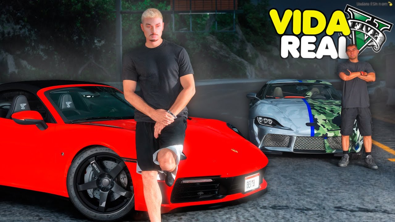 GTA V - VIDA REAL | A PRIMEIRA CORRIDA COM A MINHA PORSCHE . #68