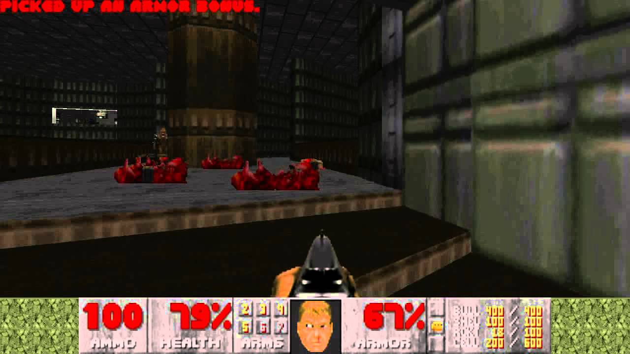 The Ultimate Doom - E1M7: Computer Station (Ultra-Violence, 100% Kills, 100% Secrets)