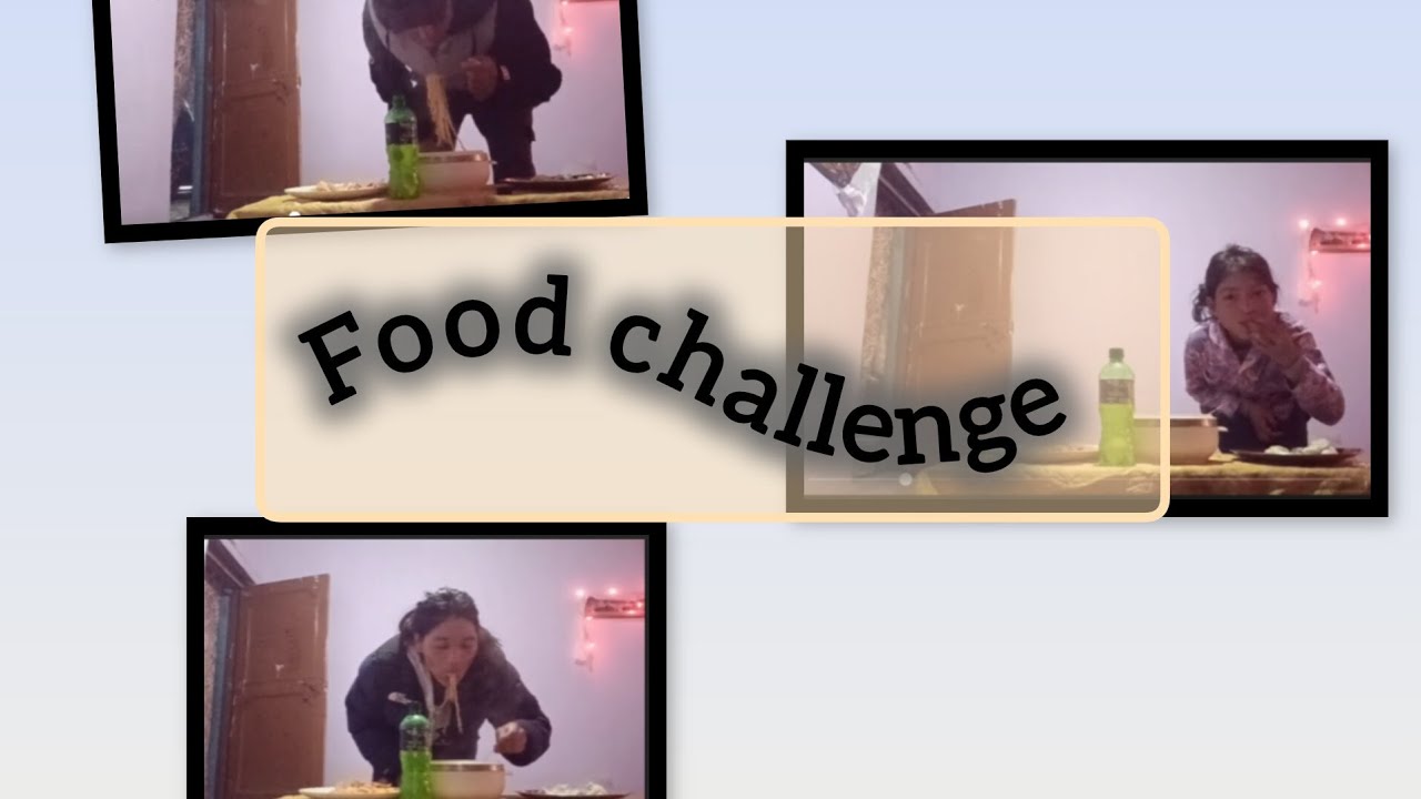 Food challenge #ladakhi youtuber #funnyvideo 😂👈vlog14