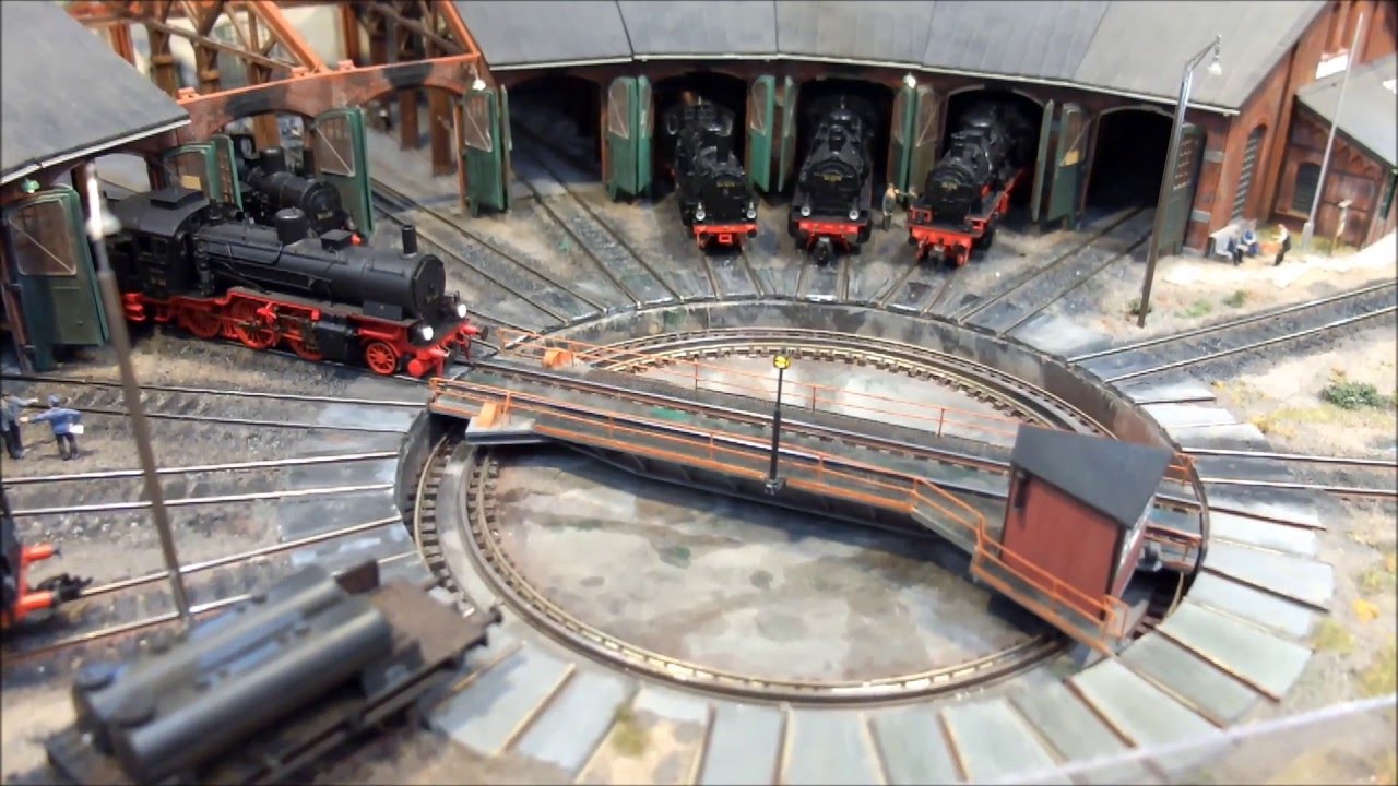 BW Belgard - H0 Bahnbetriebswerk in Epoche II - Faszination Modellbahn Sinsheim 2016