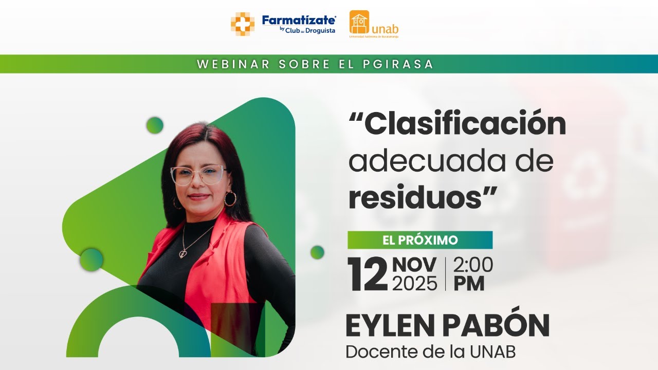 Clasificación adecuada de residuos | PGIRASA para droguerías ll