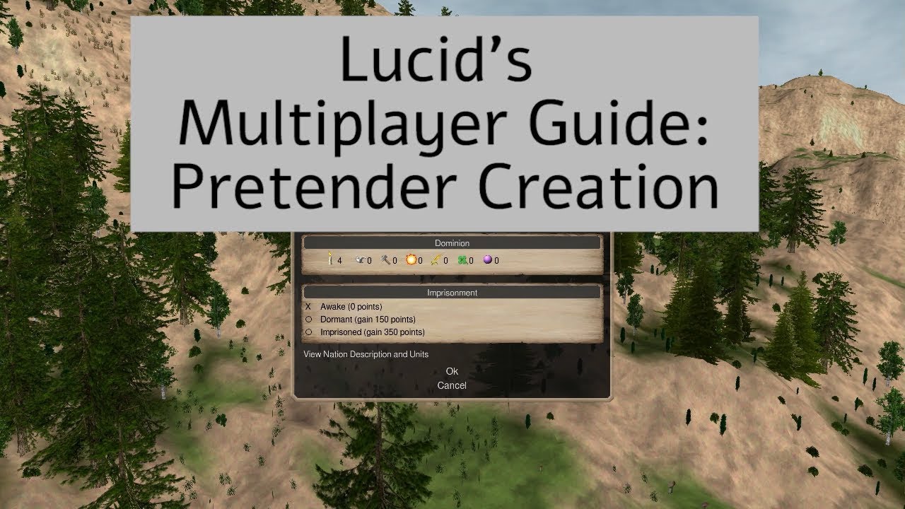 Lucid's Dominions 5 Multiplayer Guide: Pretender Design