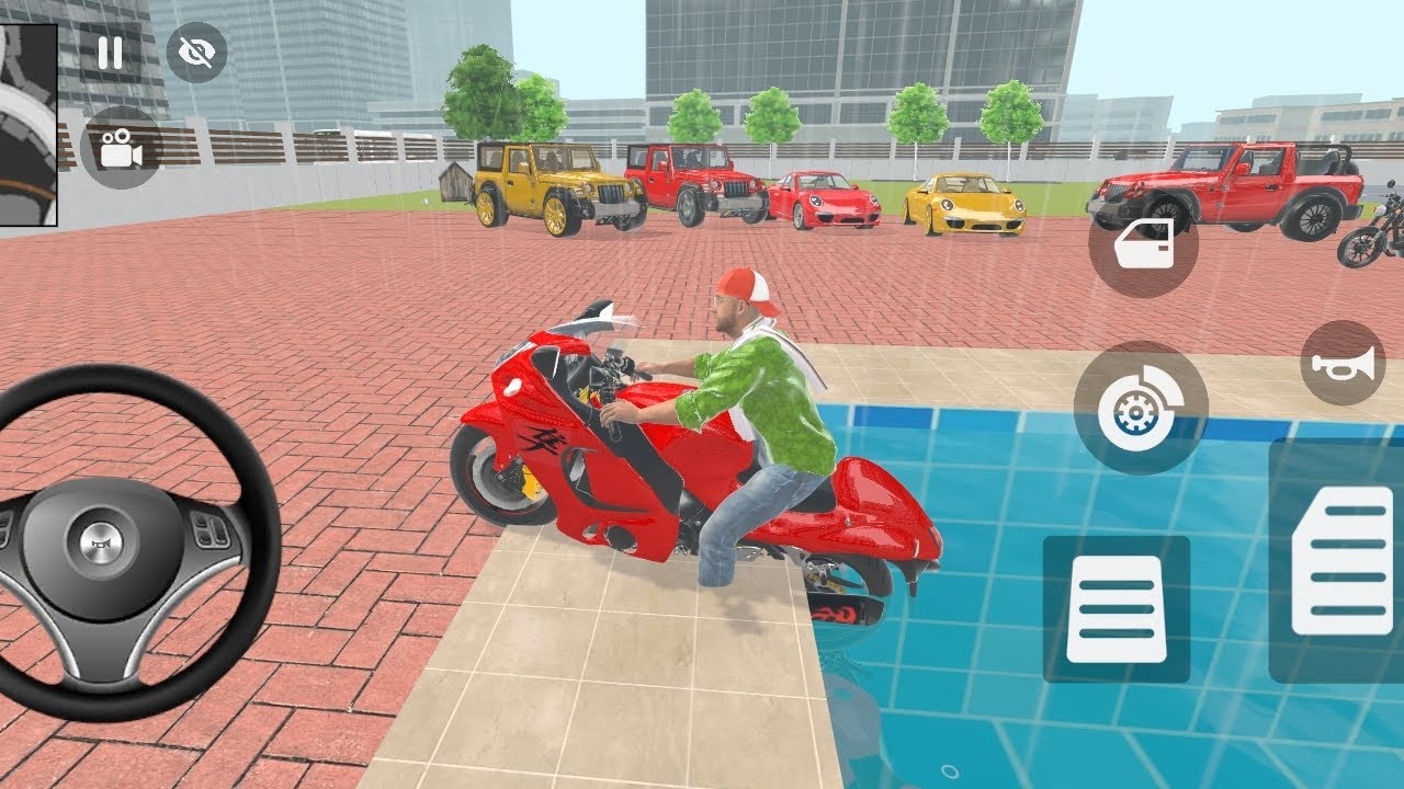 Modified police car 🚨 gangster life in Indian street open world game for Android ❤️