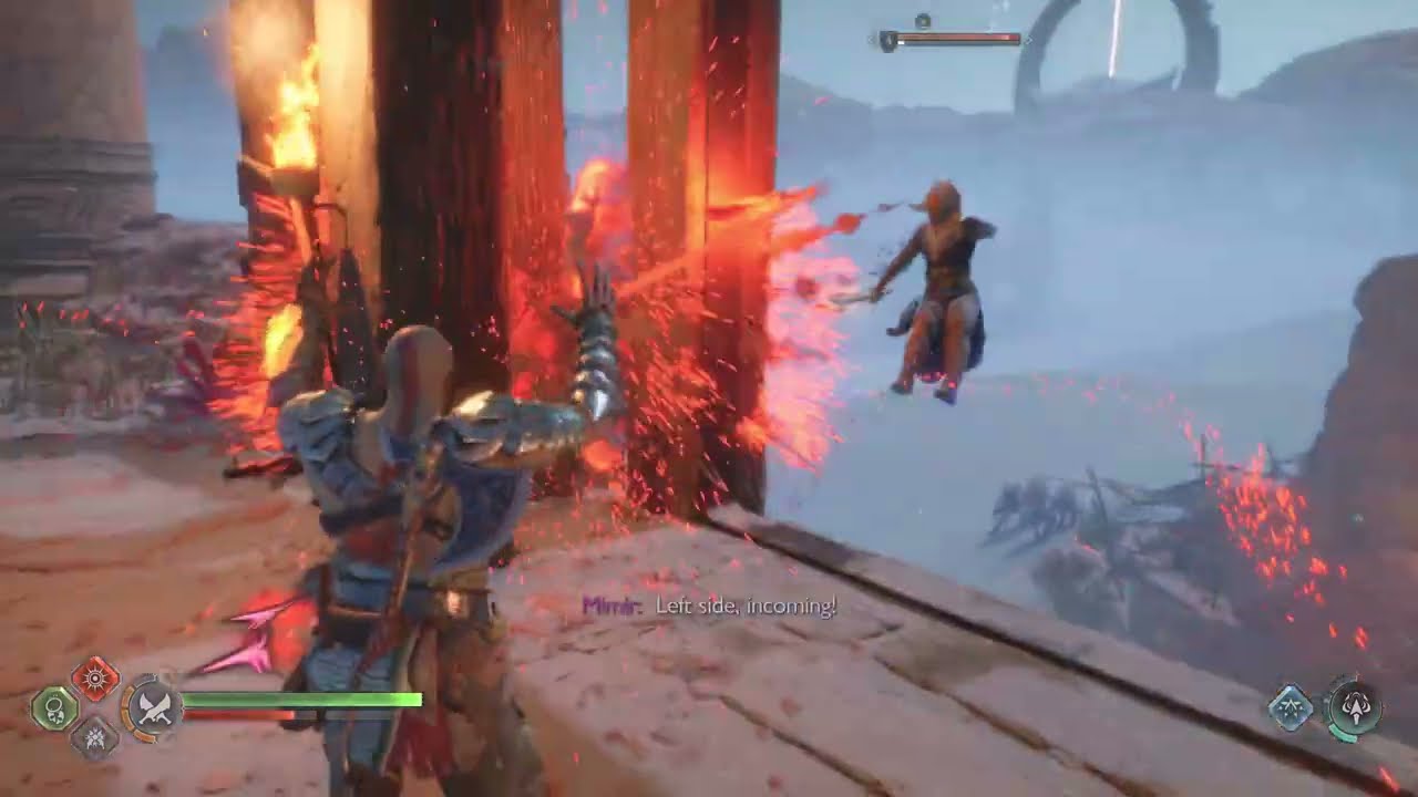 God of War Ragnar&ouml;k: Light Elf (Warrior & Mystic) Fight