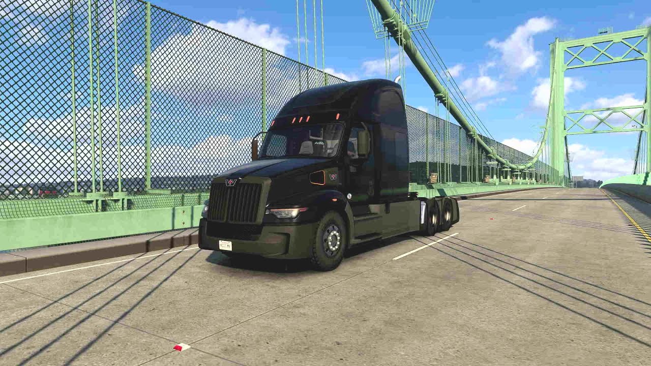 Альфонс за рулем грузовика - American truck simulator - 041 - на руле MOZA R5