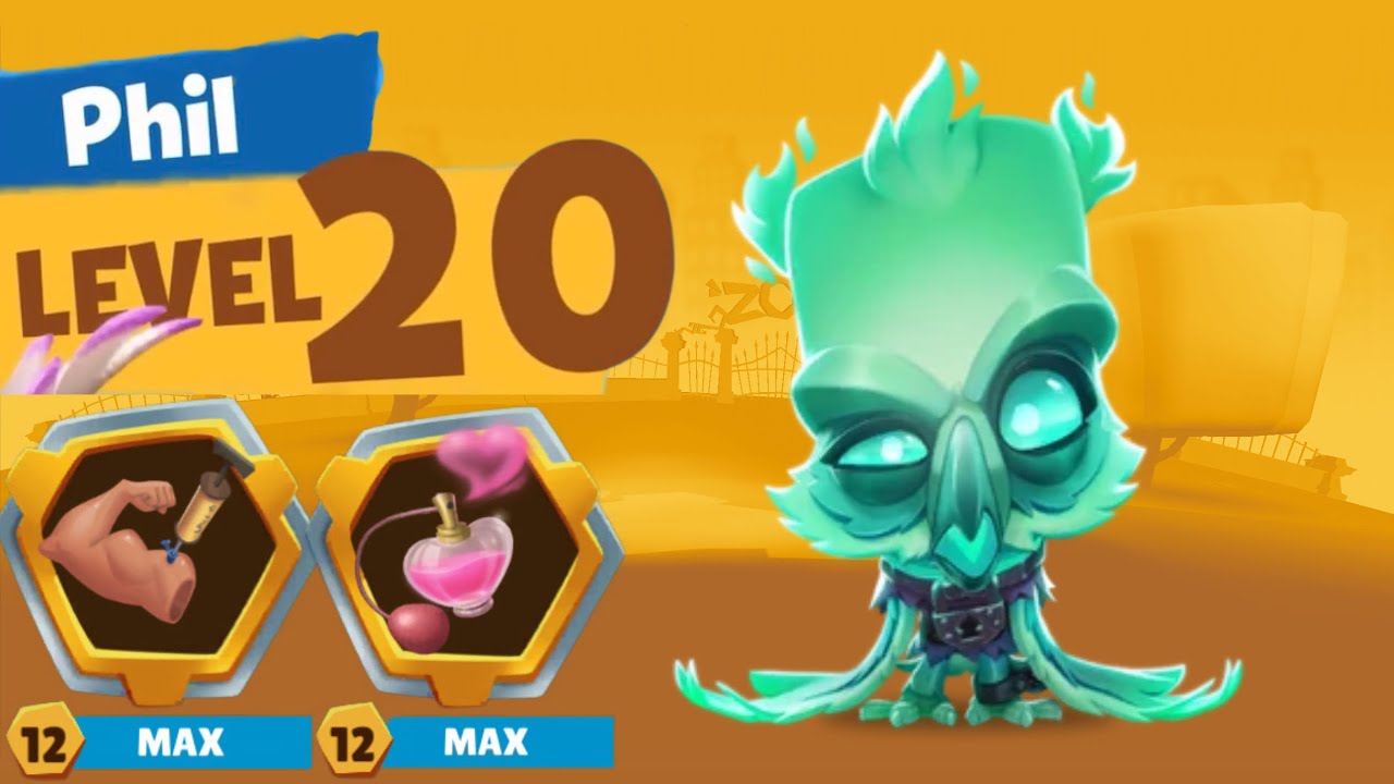 Solo Phil Maxed Level 20 Gameplay | Zooba