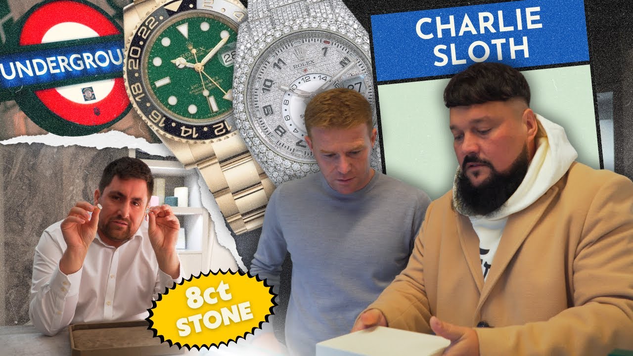 Charlie Sloth is BACK in the Penthouse...Picks up Rolex-Yacht Master | Trotters Jewellers