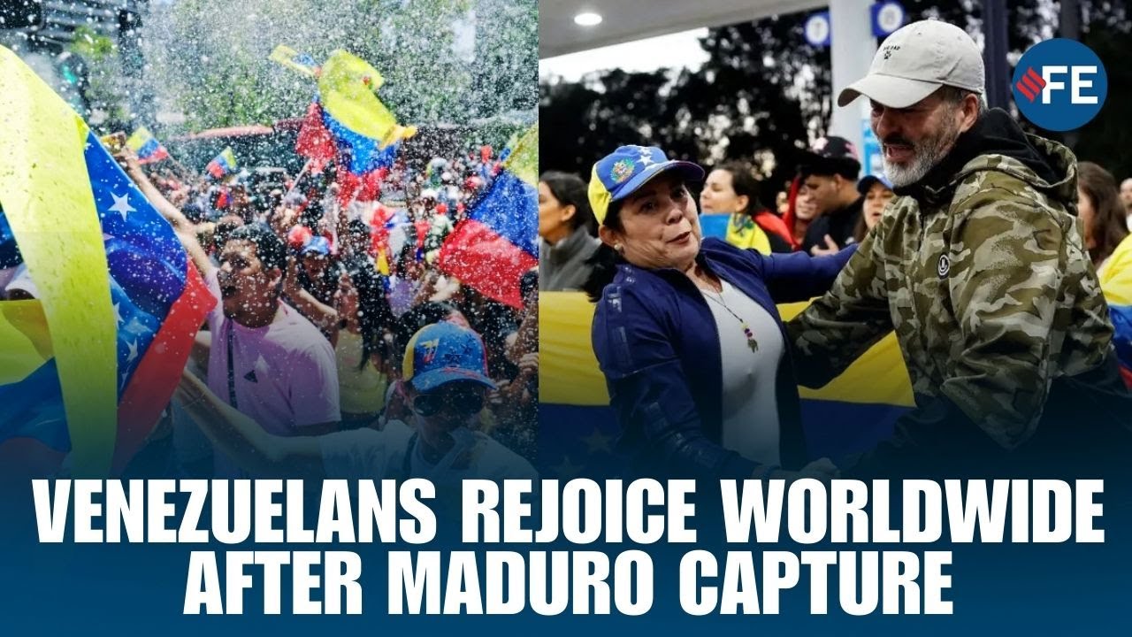 LIVE: Venezuelans Celebrate Across Doral, Santiago, Madrid and Bogotá Following Maduro’s Capture