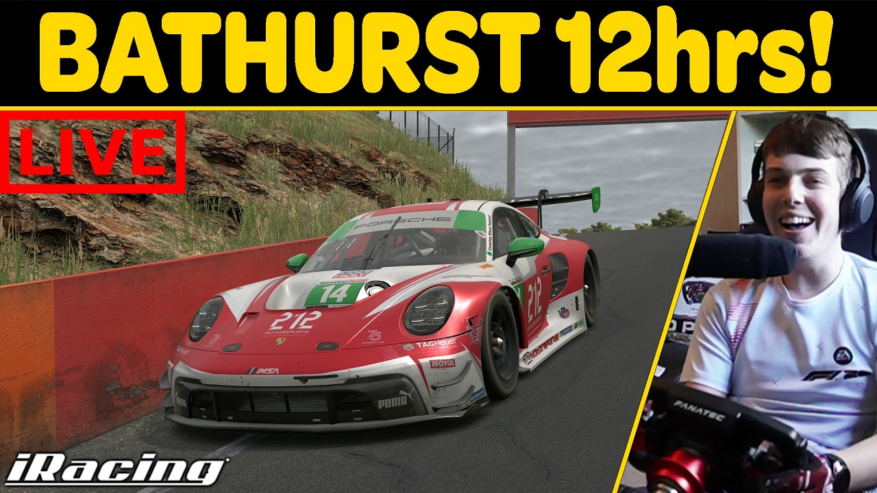 🔴 The TOUGHEST Endurance event of the year? iRacing Bathurst 12hr Part 2