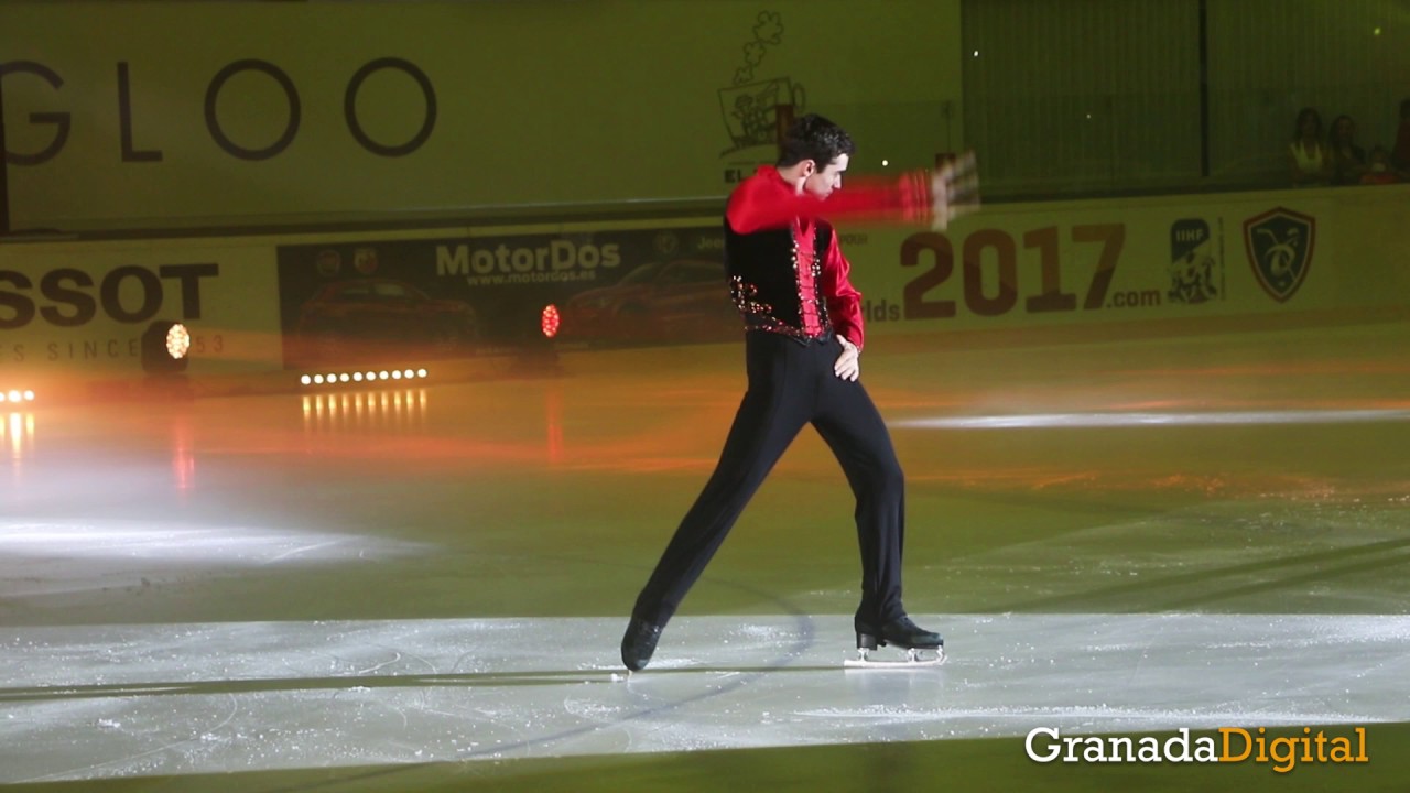 Javier Fernández inauguró del Igloo Granada Ice Arena