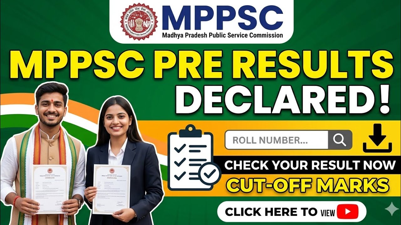 MPPSC Prelims 2026 result declared | MPPSC 2026 prelims cutoff | MPPSC prelims scorecard | MPPSC ...