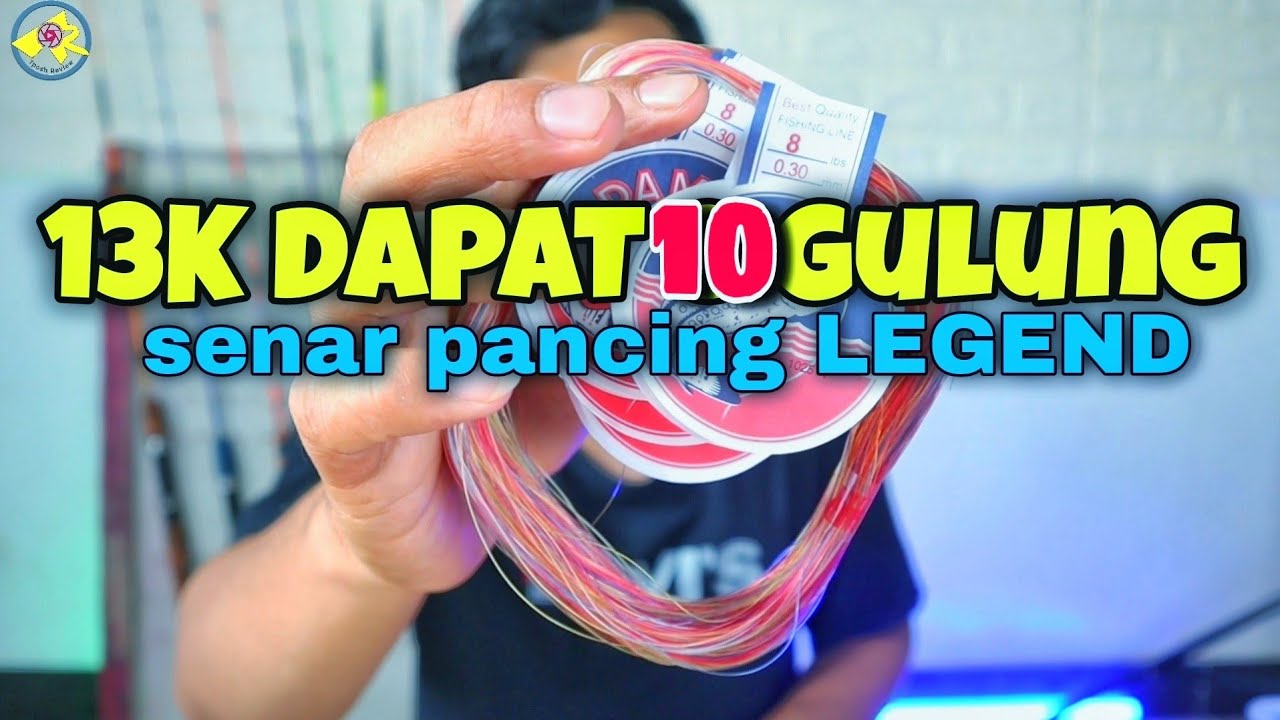 Ternyata Seperti Ini senar Legend - Review Senar Pancing Damyl Golden Fish