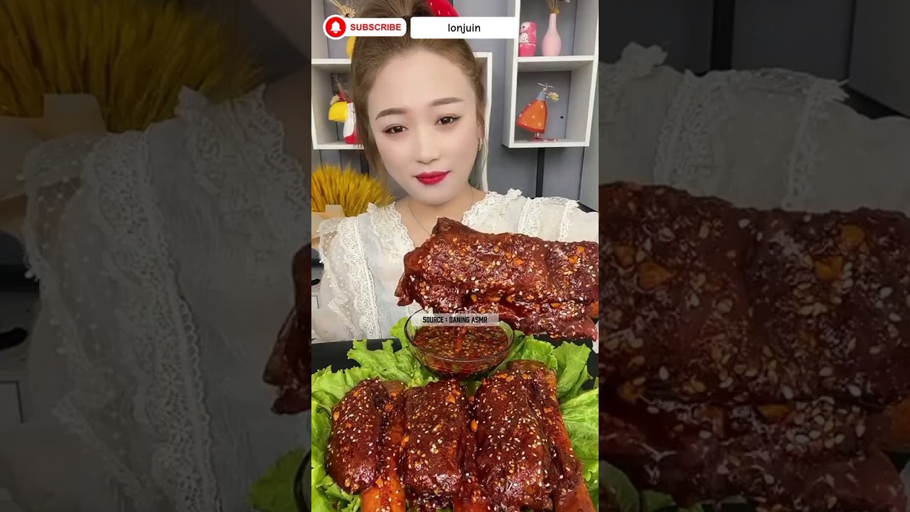ASMR Мукбанг: поедание вкусной, аппетитной и острой еды #2844