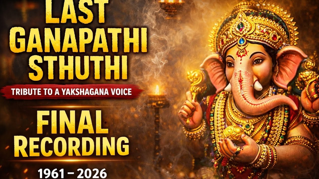 Ganapathi Sthuthi by Late Ramakrishna Bhat Samettadka | Final Singing | Tribute Video