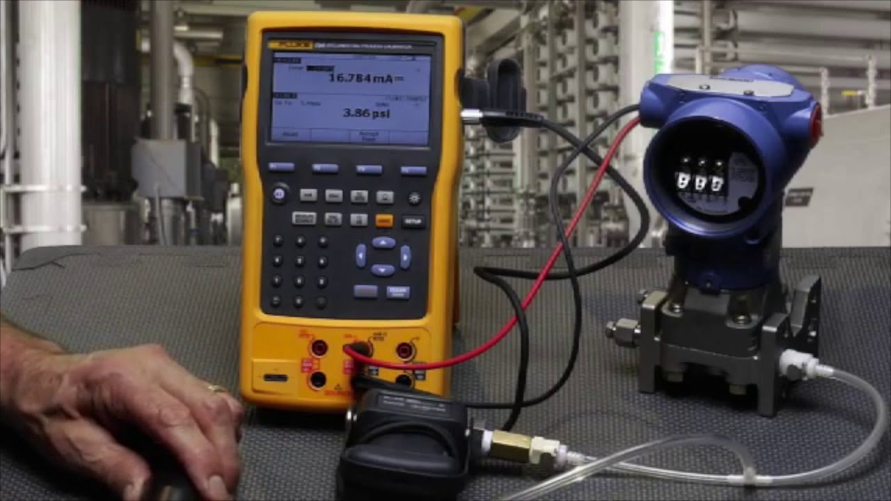 How To Calibrate a Rosemount 3051 HART Smart Pressure Transmitter with the Fluke 754
