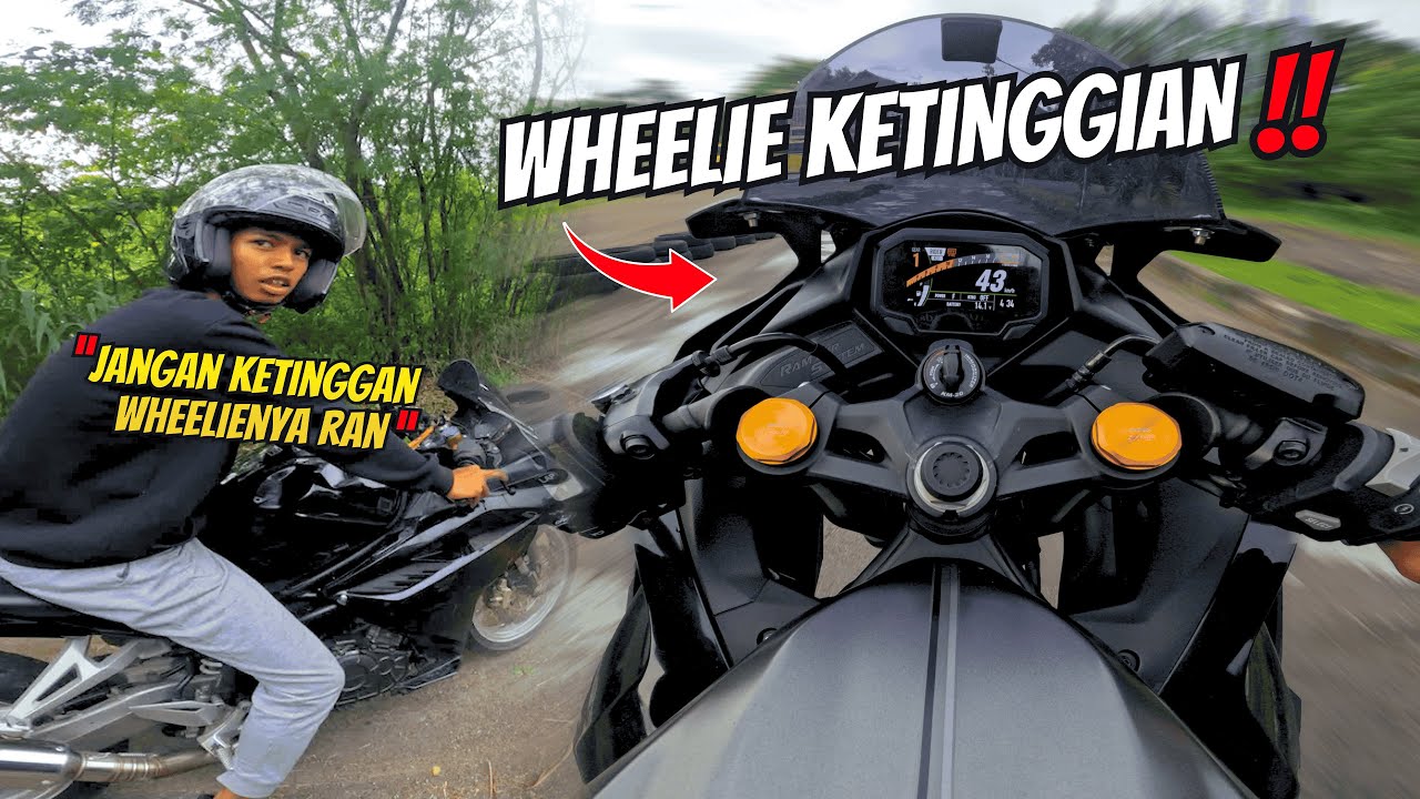 DAY 1 BELAJAR WHEELIE ZX25R ‼️ | ZX25R INDONESIA #allfake #fakesituation