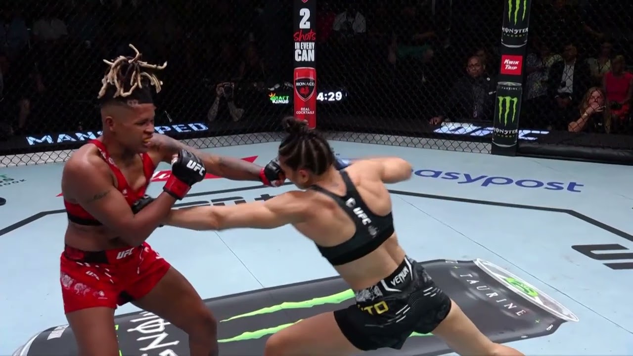 The breast punch in female mma history