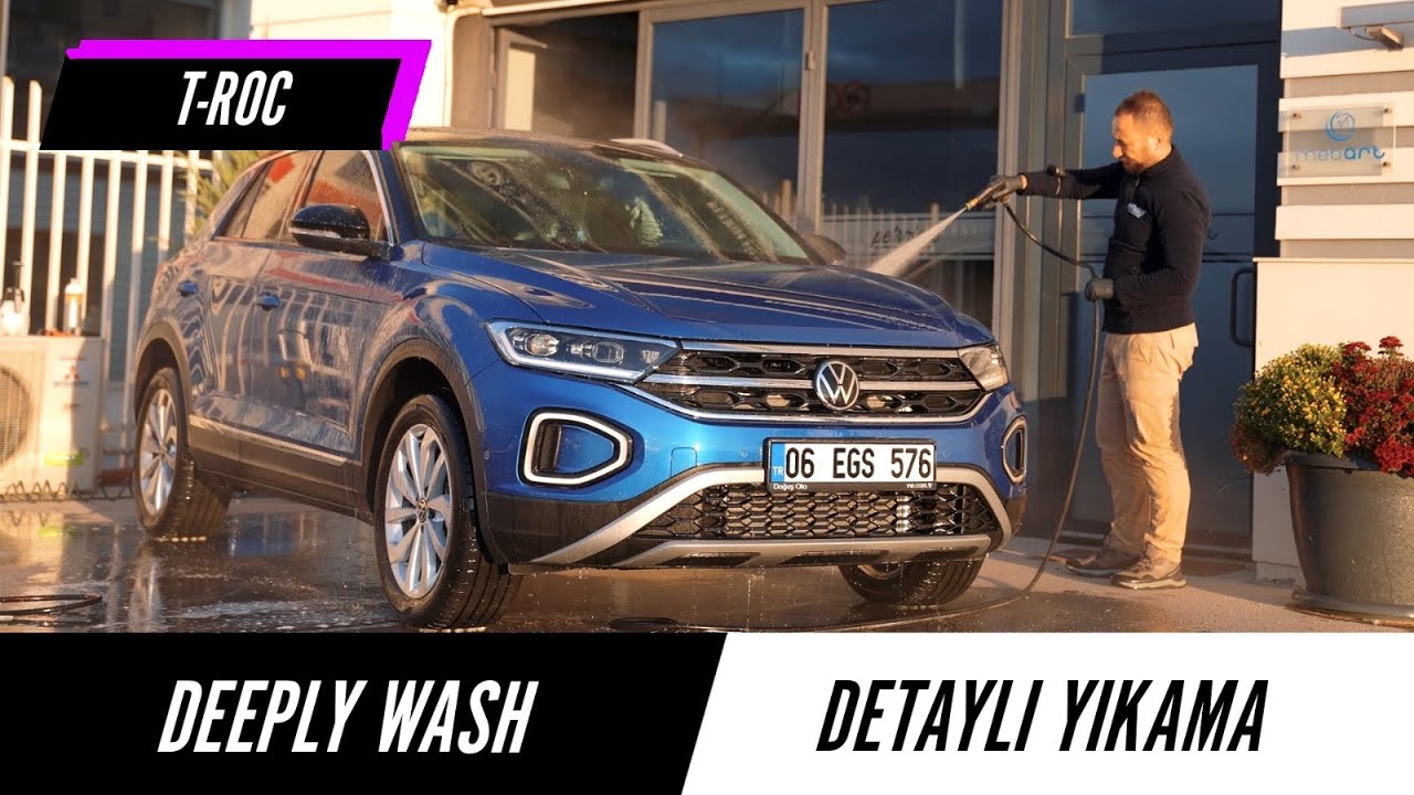 ASMR Exterior Cleaning & Detailing VW T-Roc / Detaylı Dış Yıkama Nasıl Yapılmalıdır?