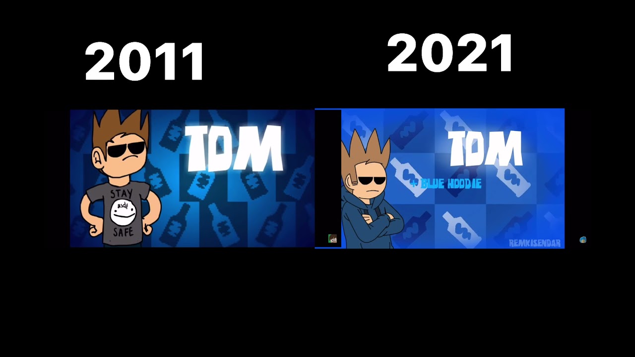 Eddsworld intro 2011 and 2021