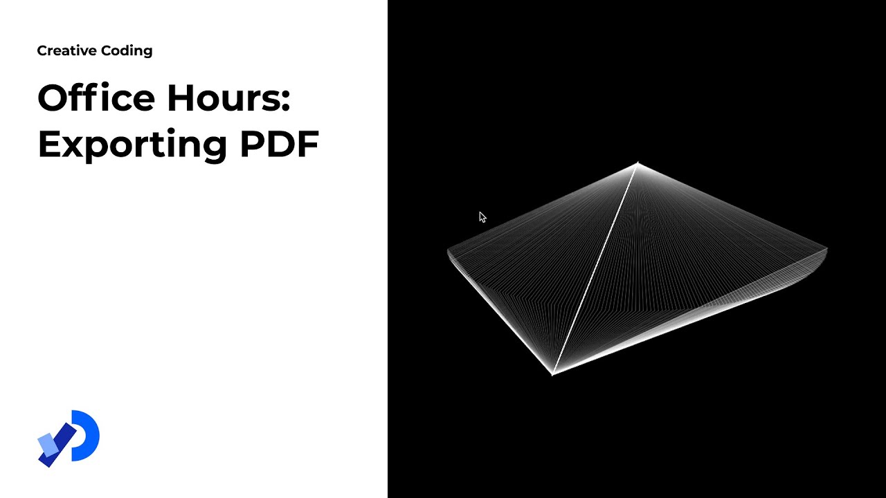 Office Hours: Exporting PDF in Processing (Many frames into a single file)