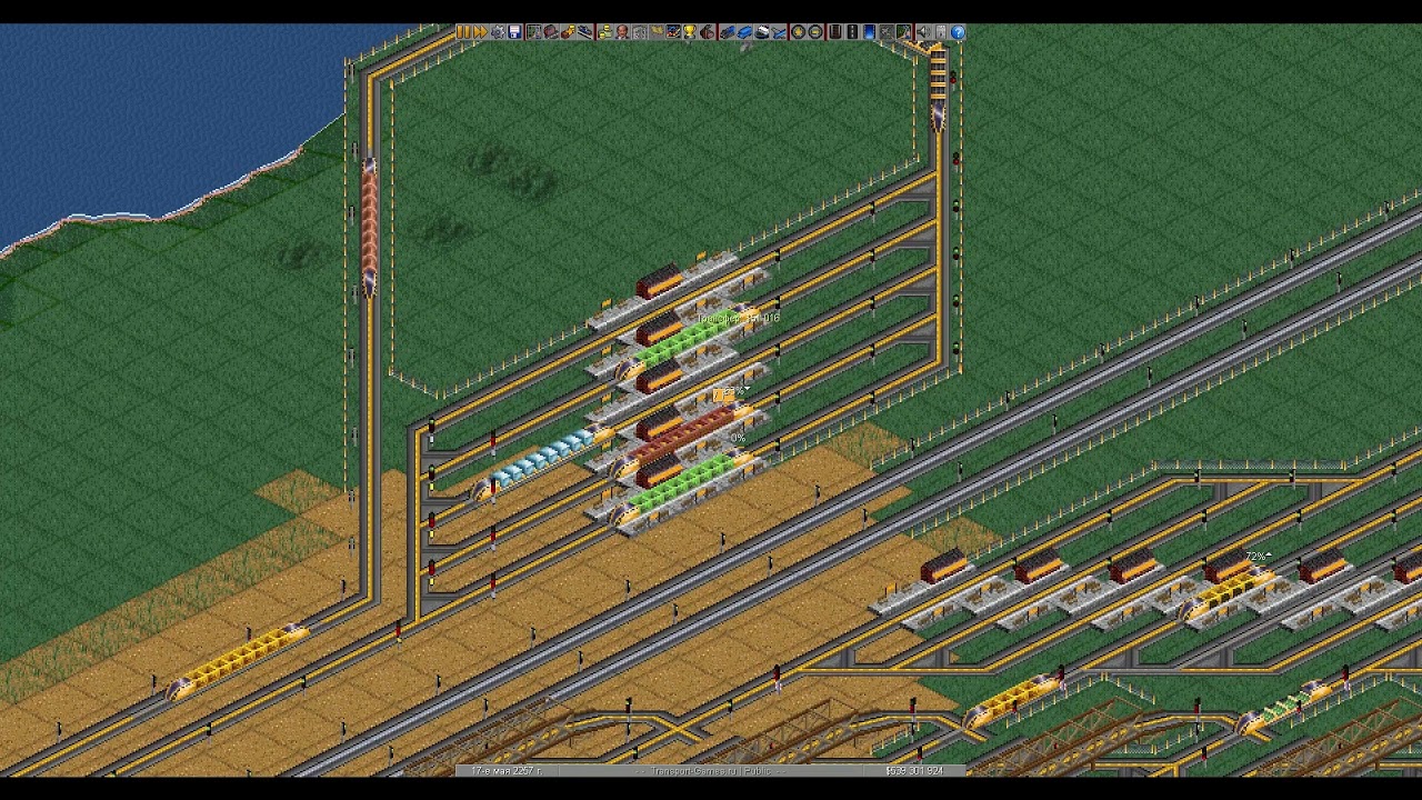 OpenTTD #12 Гайд для новичков: нарезка видео про работу станций