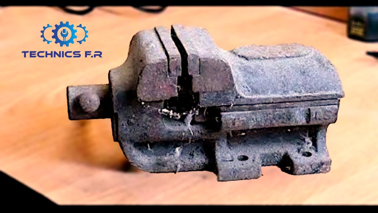 Rusty Vise Restoration - Old Forgotten Vise