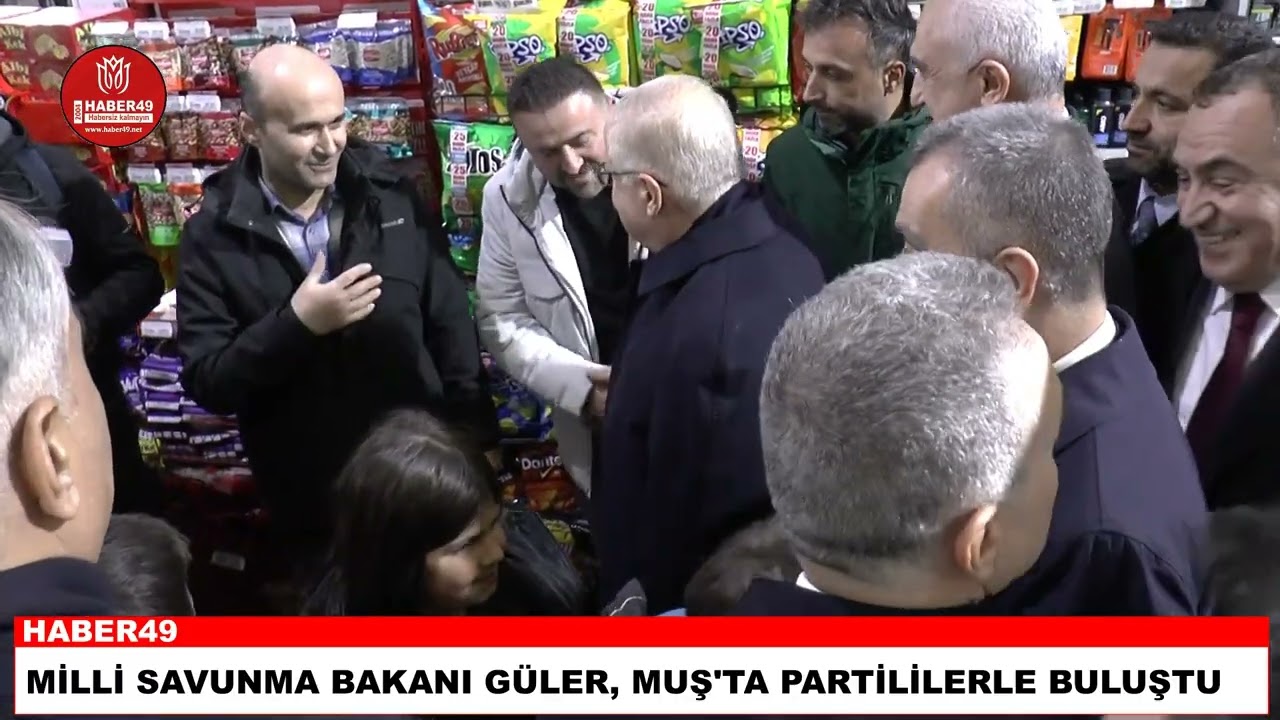 Milli Savunma Bakanı Güler Muş’ta konuştu: Şehrimizin destekçisi olmaya devam edeceğiz