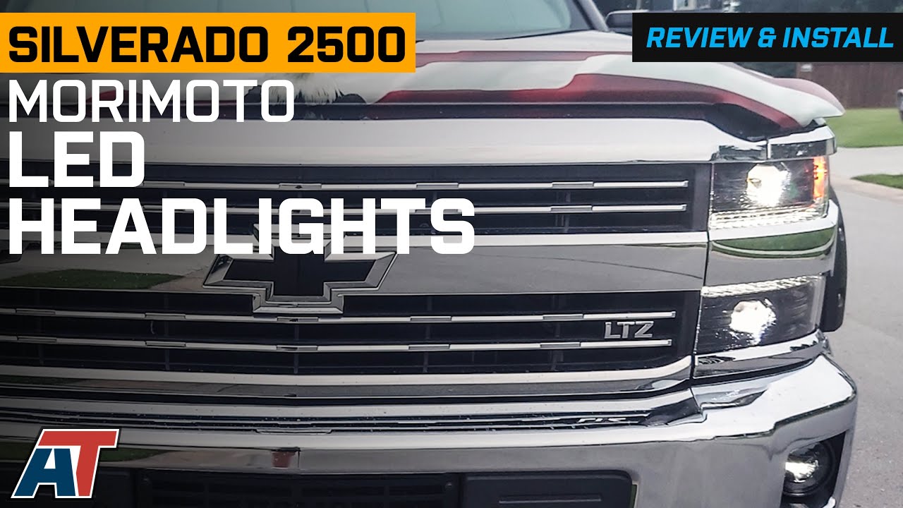 2015-2019 Silverado 2500 HD Morimoto XB LED Headlights; Chrome Housing Review & Install