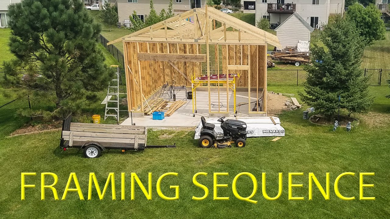 Framing a 20x20 Detached Garage (DIY)