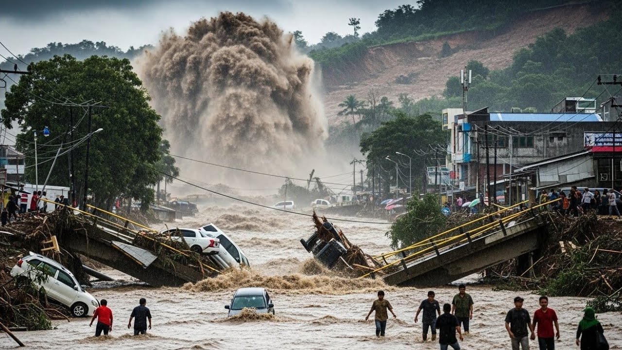 BANJIR SUSULAN MENGGANAS! Muaro Pingai&ndash;Paninggahan&ndash;Ondoh & Solok Kembali Terendam!