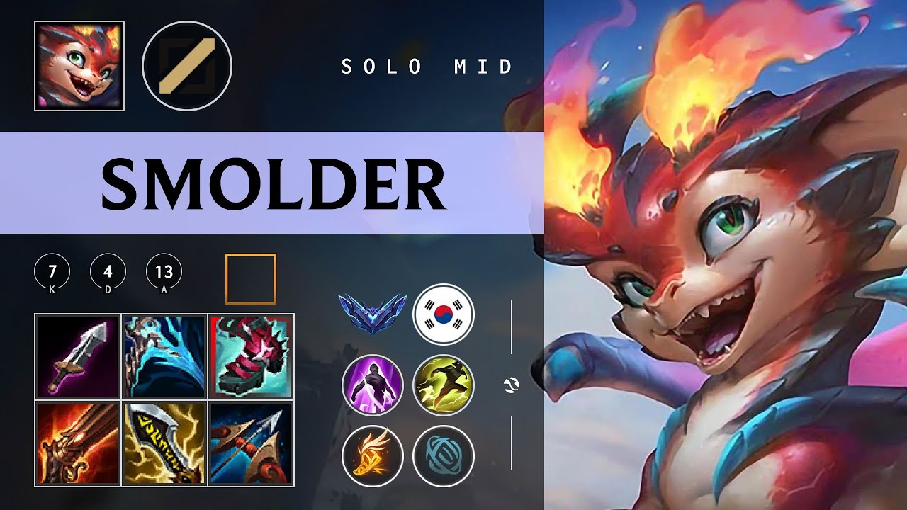 Smolder Mid vs Galio - KR Diamond Patch 26.03