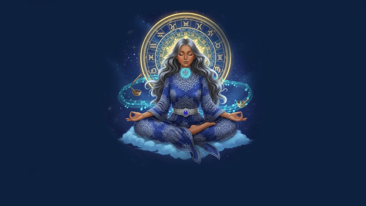 741 Hz | Throat Chakra Healing Meditation 🔵 | G Note Singing Bowls & 741 Hz Frequency