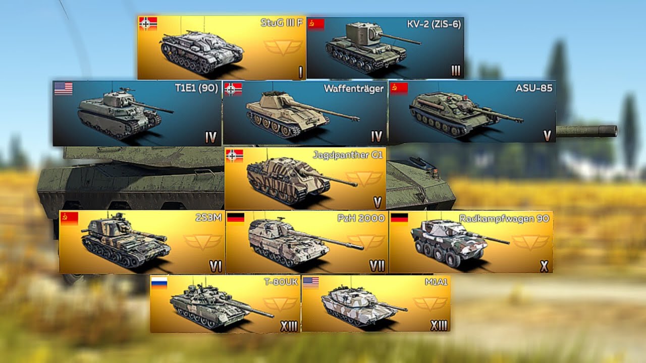 All New Tanks Added in Update 