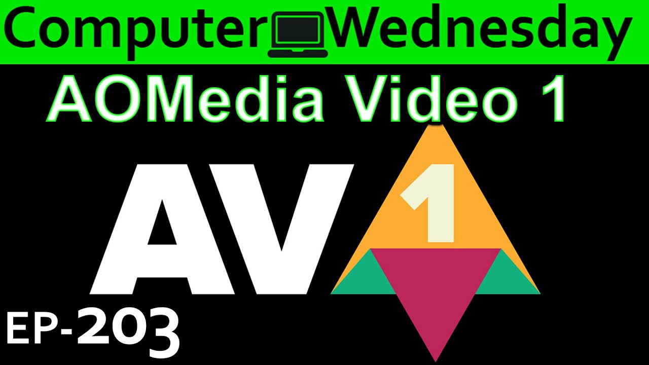 What is AOMedia Video 1 {AV1} Explained {Computer Wednesday Ep203}