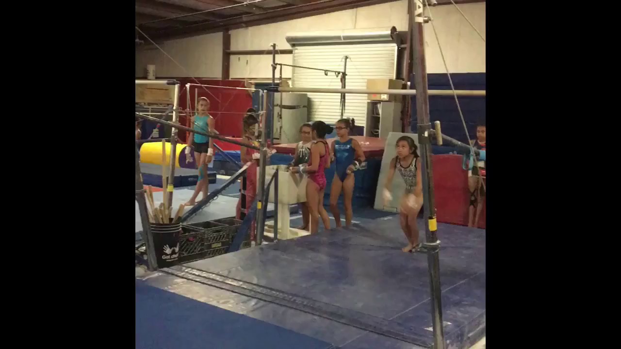 Gym practice on Thursday--Getting ready for High Performance Camp at WOGA