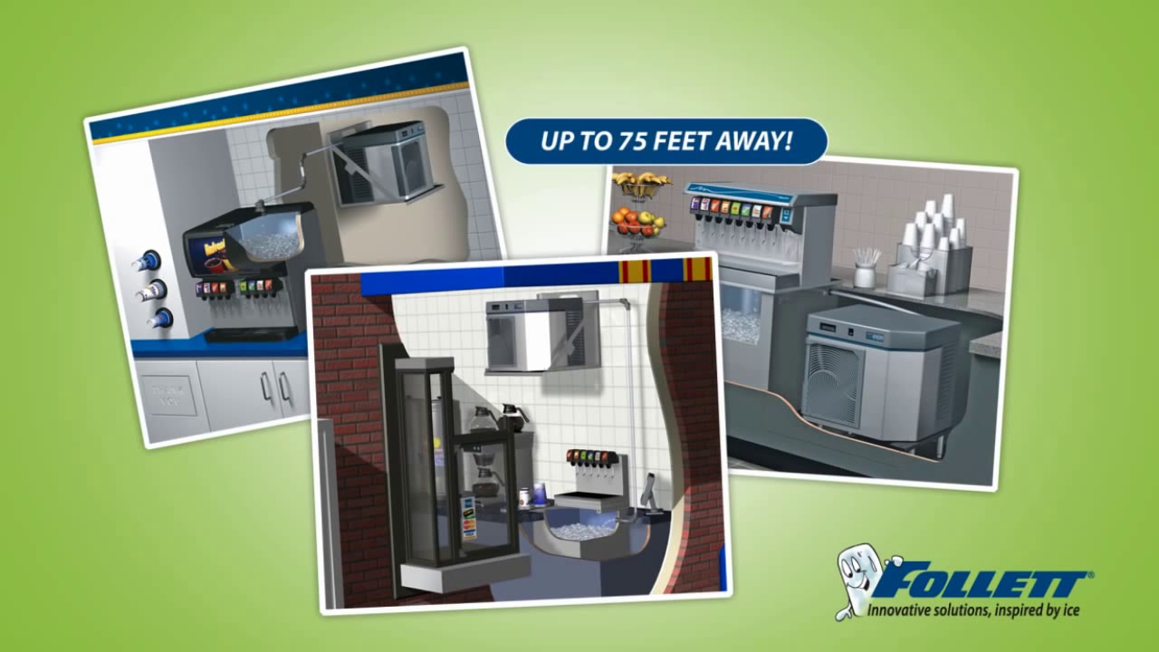 Follett RIDE remote ice delivery equipment