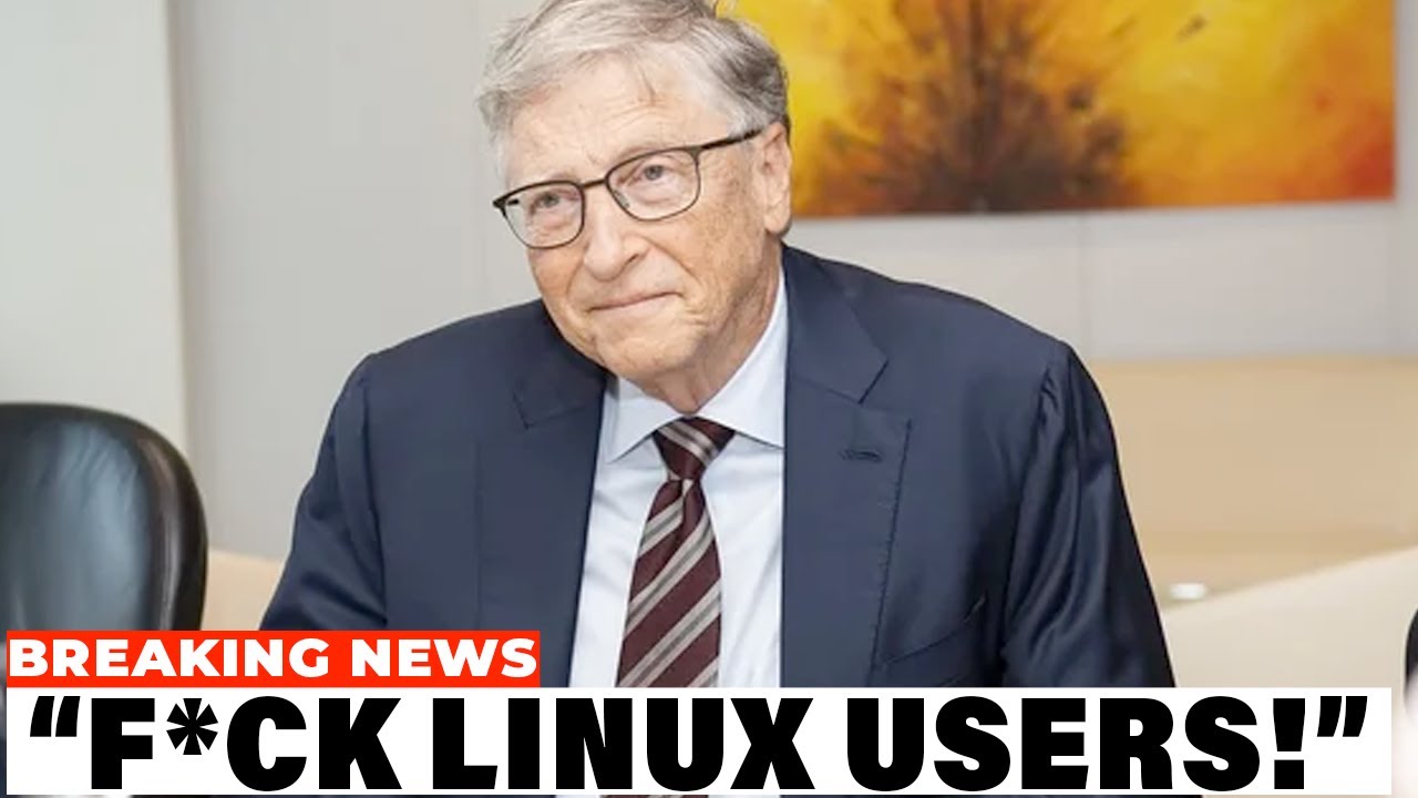 Bill Gates GOES OFF as Users UNINSTALL Windows for Linux..