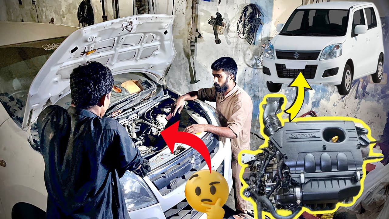 How To Fix Dead Engine Oil Burning Problem | Wagon R Engine Rebuild & Nut Bolt Fitting Explained
