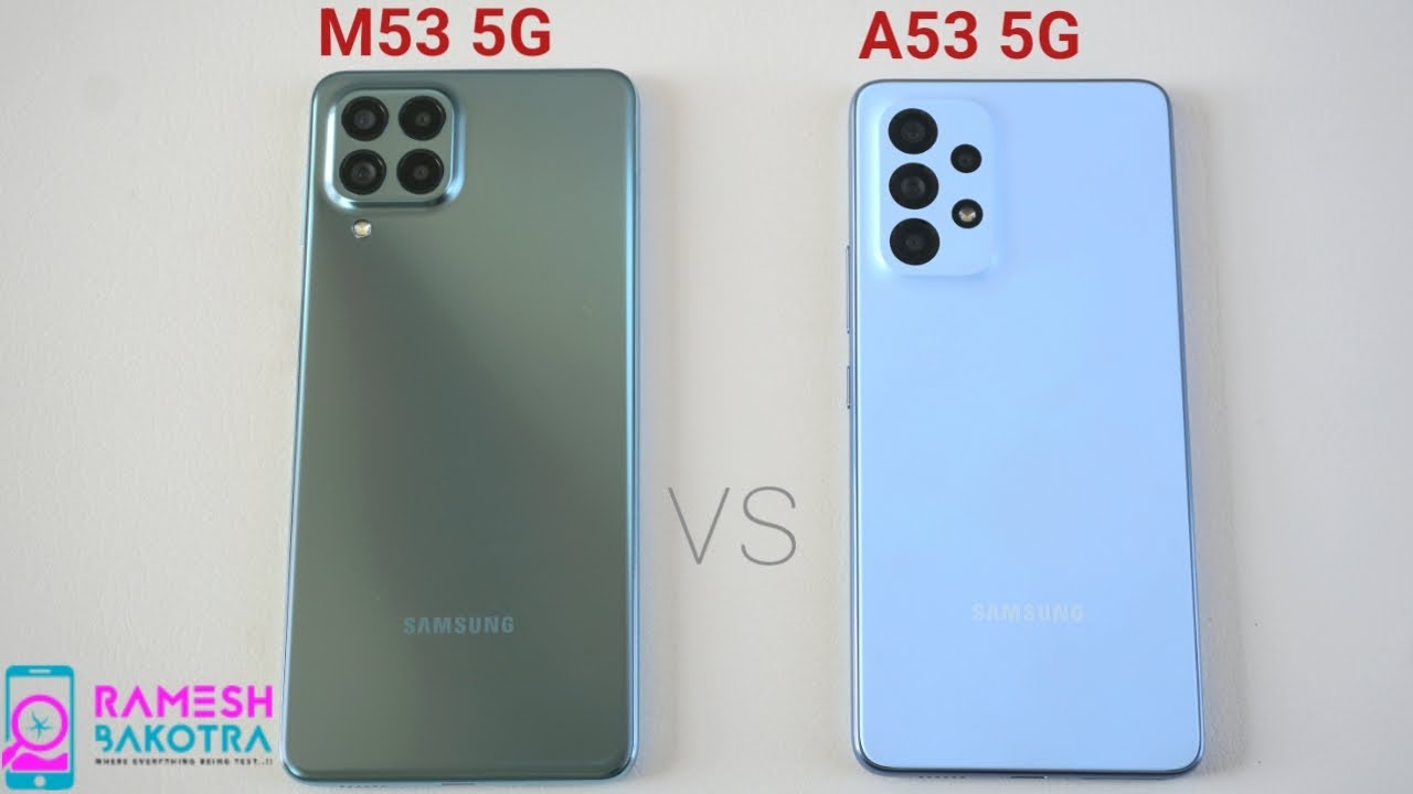 Samsung Galaxy M53 5g vs Samsung Galaxy A53 5g Speed Test and Camera Comparison