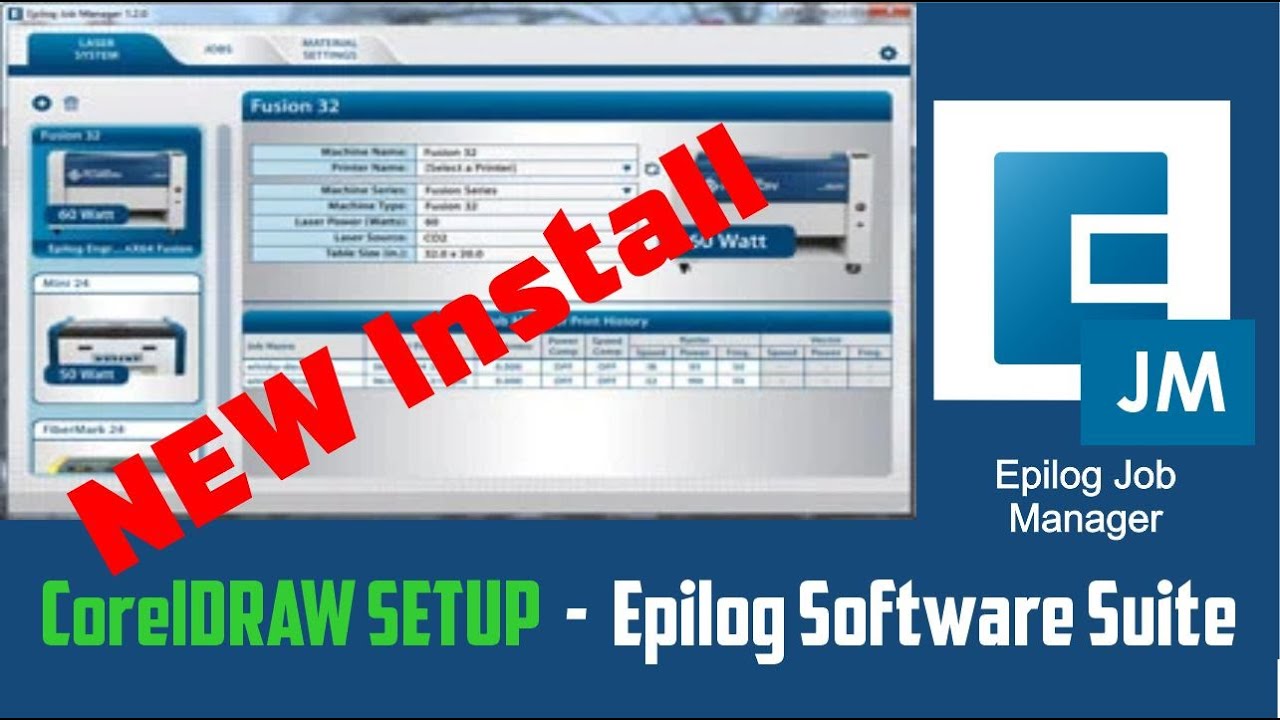 Новая установка CorelDRAW Job Manager
