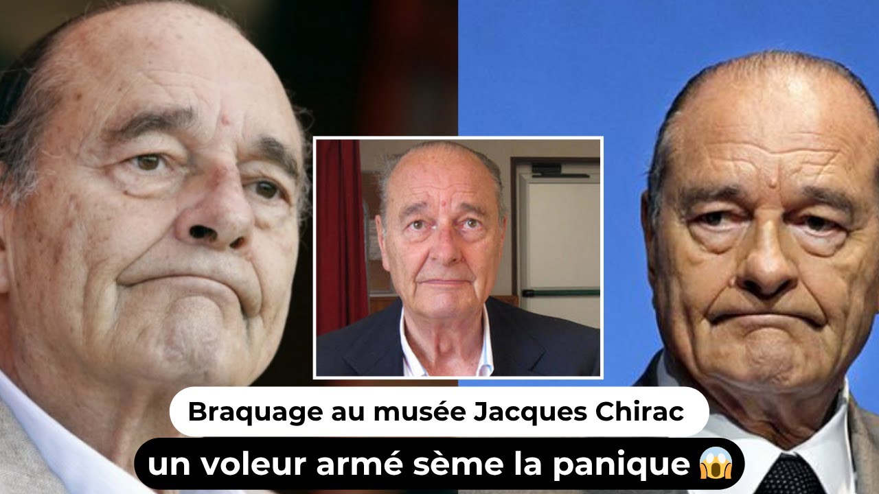 Braquage au musée Jacques Chirac : un voleur armé sème la panique 😱