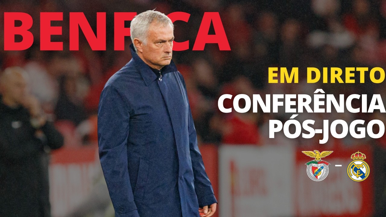 🔴 EM DIRETO | CONFERÊNCIA PÓS-JOGO | Benfica - Real Madrid