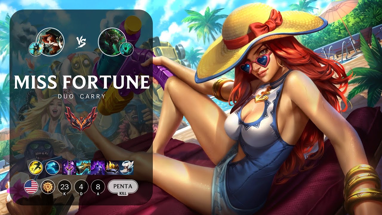 Miss Fortune ADC vs Twitch - NA Grandmaster Patch 14.8