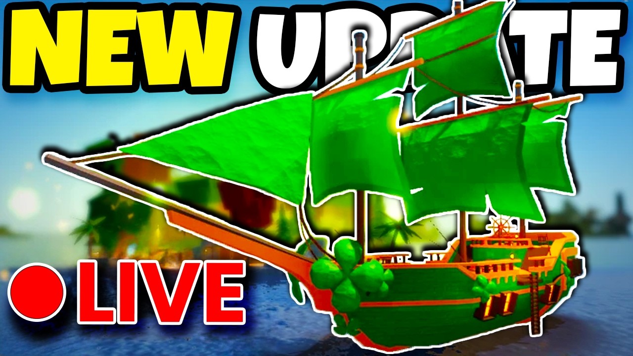 🔴 [LIVE] NEW ST PATRICK'S UPDATE For FISCH Roblox!