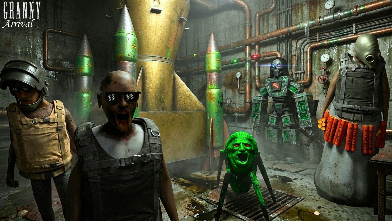 Granny Arrival Nuke Ending With Robo Slendrina (PC) Full Gameplay