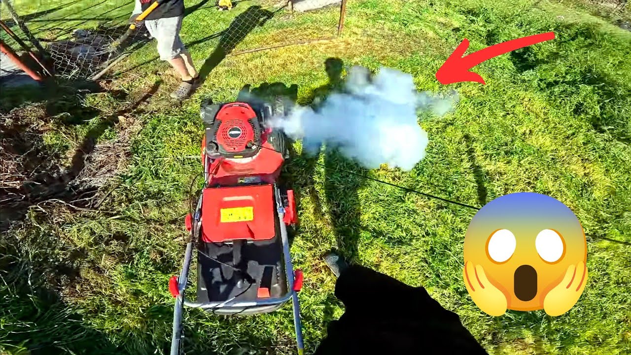 POV: I Tried Mowing Massive Grass… Did I Break the Mower? 💀
