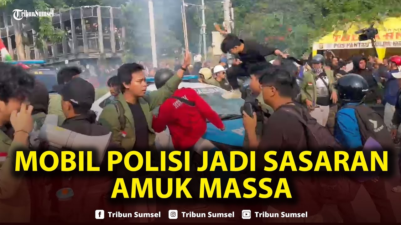 🔴LIVE Demo di Polda Metro Jaya 29 Agustus 2025, Iring Iringan Mobil Polisi Jadi Sasaran Amuk Massa