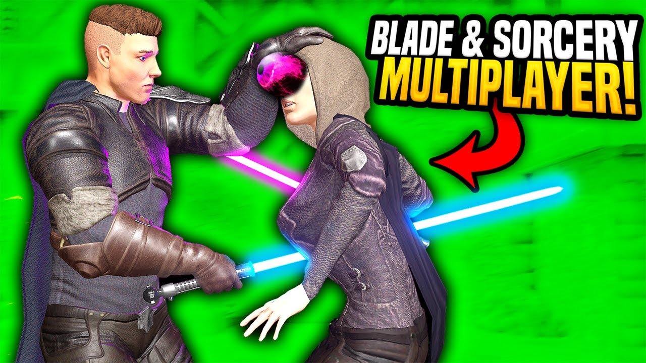 EPIC MULTIPLAYER LIGHTSABER DUELS - Blades and Sorcery VR Mods (Star Wars)