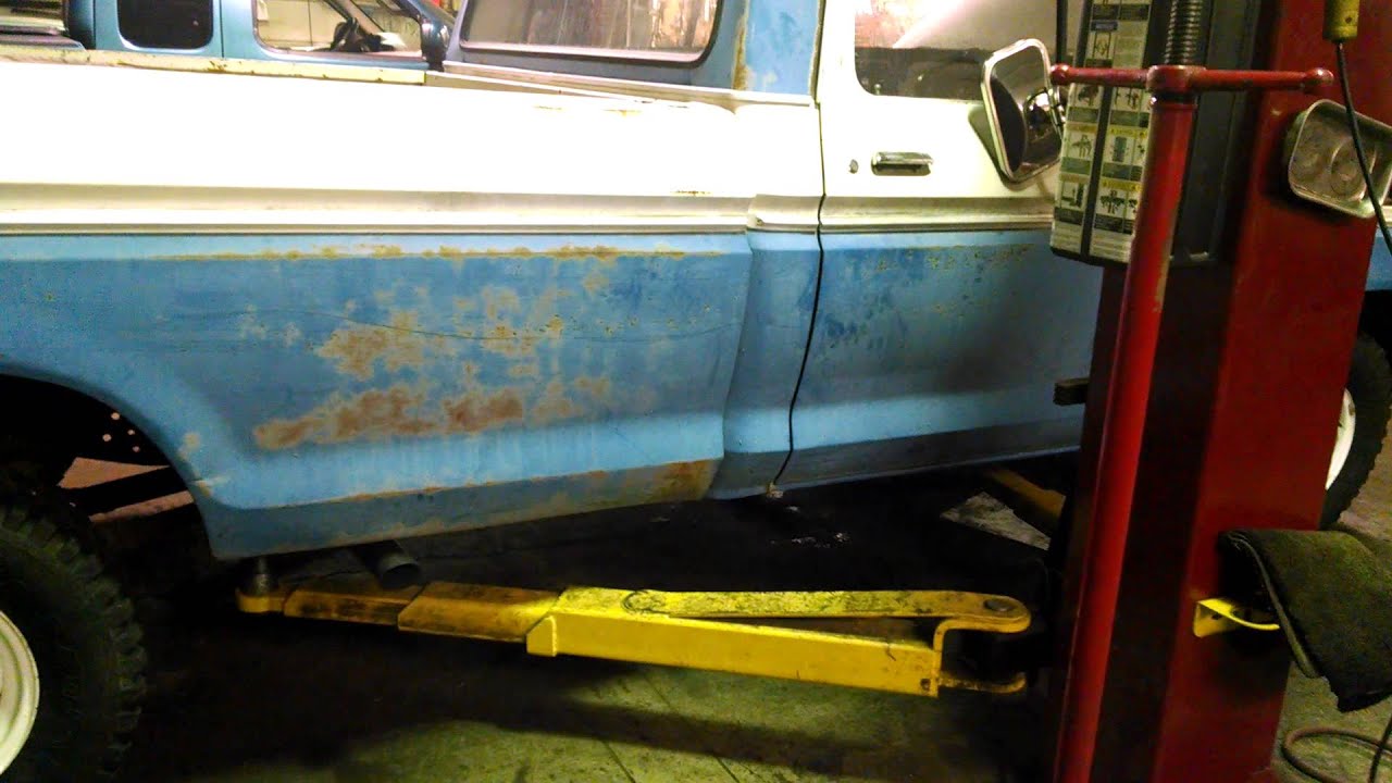 1975 Ford F150 FE 360 big block headers flowmaster